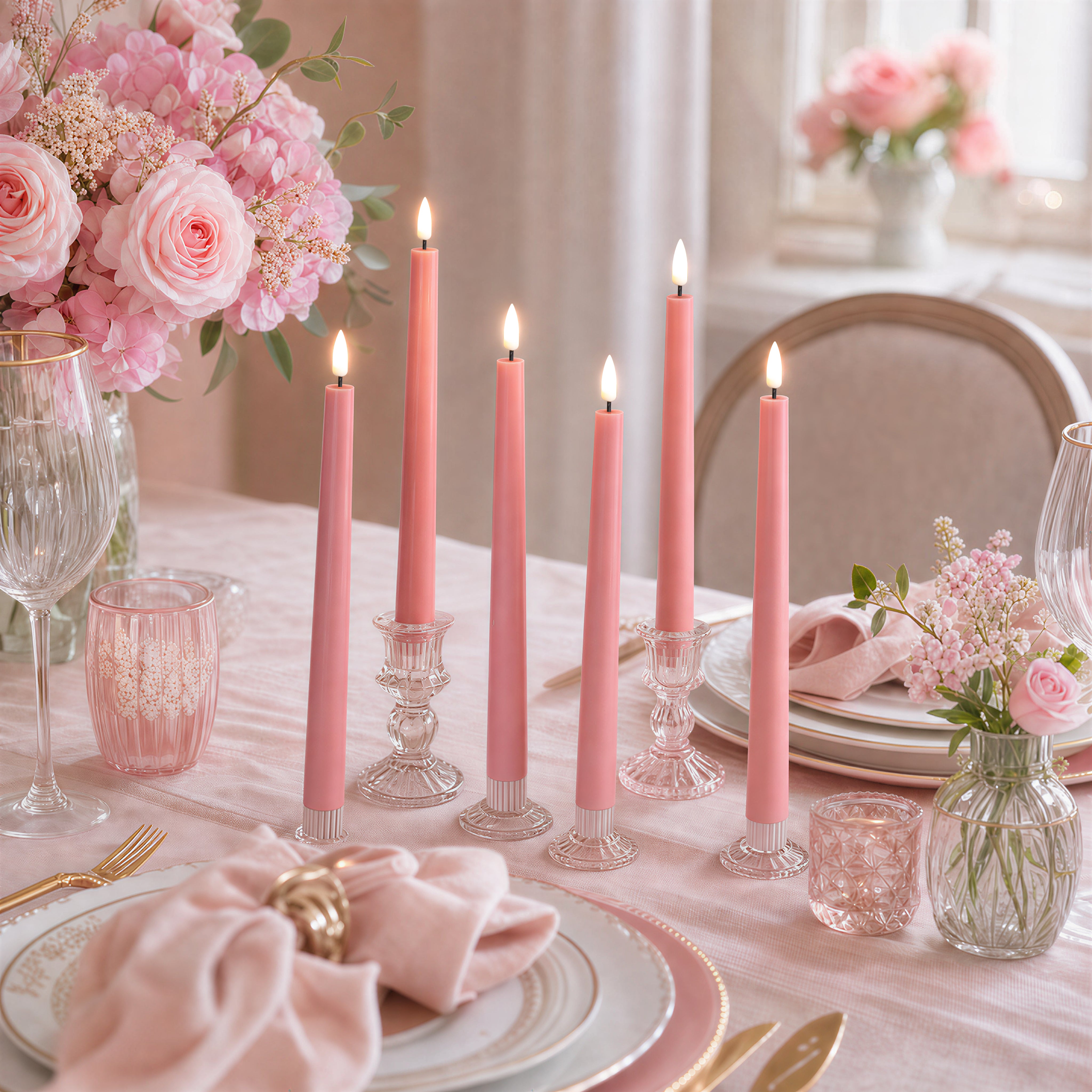 Ambira Silhouette - Rose Taper - Set of 4